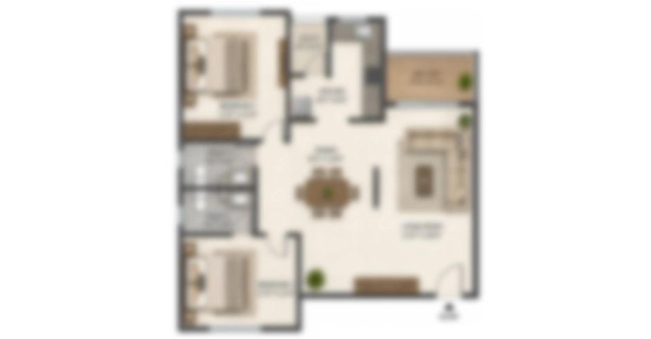 Shubham Artesia Navi Mumbai 3 BHK Price
